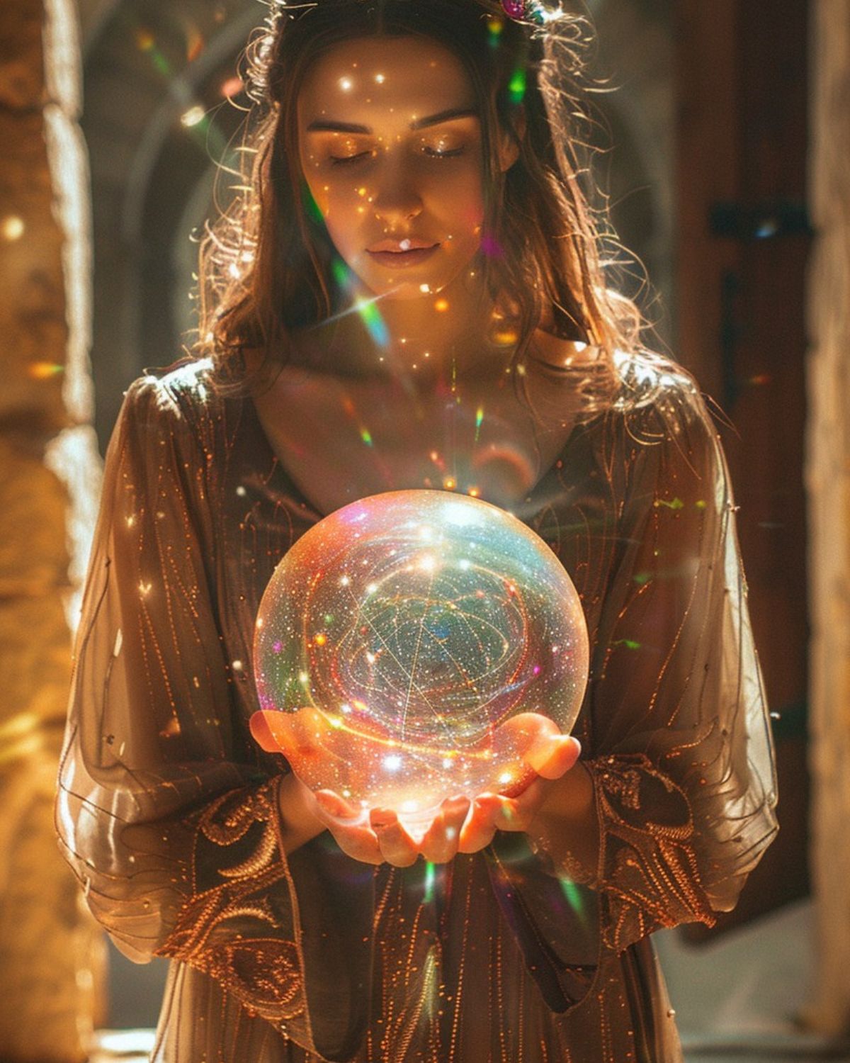 Epione canalisant l'énergie spirituelle