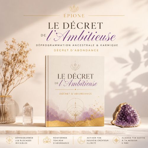 Le Décret de l'Ambitieuse — Décret d'Abondance, déprogrammation ancestrale & karmique