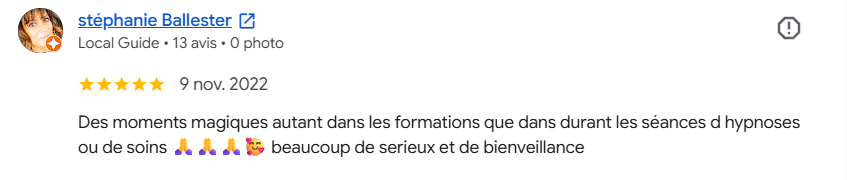 Avis client d'Épione n°9