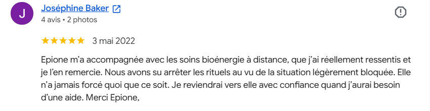 Avis client d'Épione n°6