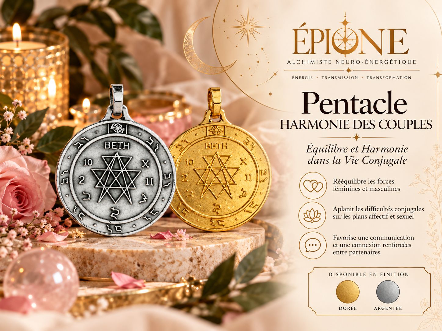 Pentacle Harmonie des Couples