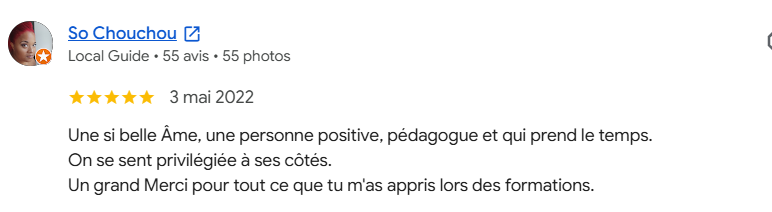 Avis client d'Épione n°1